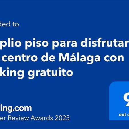 Amplio Piso Para Disfrutar Del Centro De Malaga Con Parking Gratuito Εξωτερικό φωτογραφία